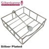 Napkin Holder Hamburg 19 x 19 cm Silver