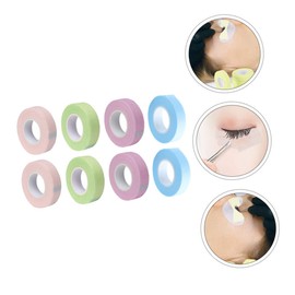 OATIPHO 12Rolls Eyelash Extension Tape Breathable Grafting Tape for Beauty Salons Skin Friendly Non Woven Material Colors for Professional Individual