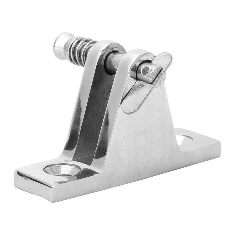 60x18mm Deck Hinge Boat Bimini Top Fitting Stainless Steel Marine