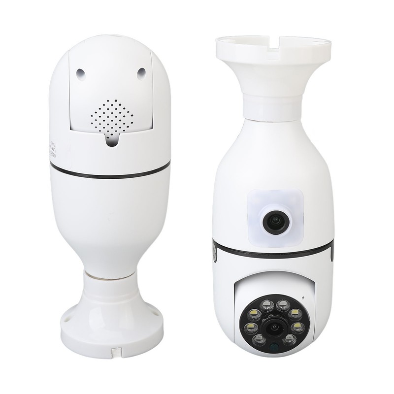 360 Degree Light Bulb Camera 1920 X 2160 Auto Tracking