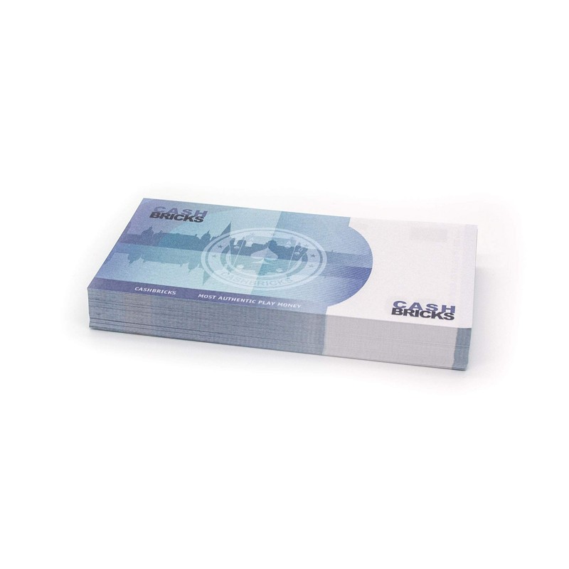 Cashbricks®, 100 x €20 Toy Banknotes, Reduced Size – 75%