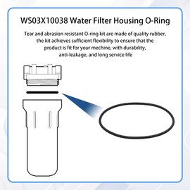 WS03X10038 Water Filter Housing O-Ring Gasket Fit for GE GXWH01C, CXWH08C, GXWH04F, GXWH20F, GXWH20S, GXRM10 & GX1S01R (5/Pack)
