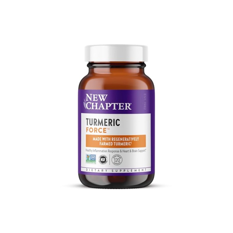 New Chapter Turmeric Force Vegetarian Capsule - 120 ct