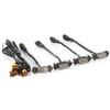 Quikaboo LED Grille Marker 4 Row Toyota Amber Light Tacoma