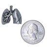 Jim Clift Design Lungs Lapel Pin - 1 Count