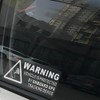Warning On Board GPS Tracking Device Vehicle Sign Sticker Protected