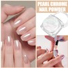 Tomedeks 4 PCS Chrome nail powder, Nail chrome powders, Chrome