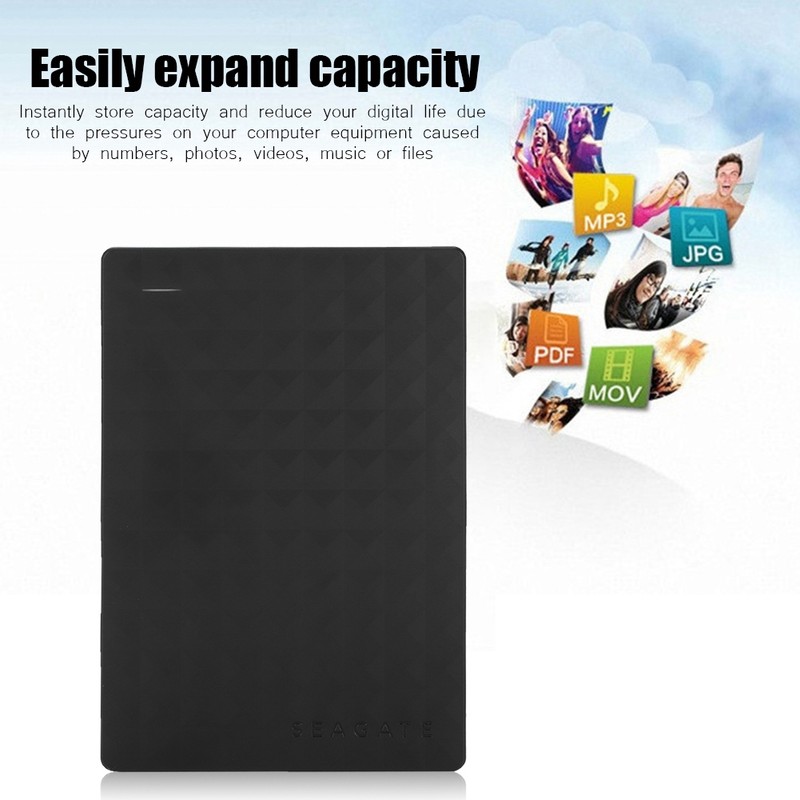 Portable External HDD USB 3.0 2.5in Hard Drive Disk 2Gbps