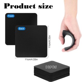 Jimkply 10 Pieces Neoprene Grip Pads for Weightlifting, Fitness and Training, Non-Slip Wrist Support, Sweat Absorbent, Ideal for Pull Up, Deadlifts, for Women and Men