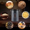 2800ML Airtight Coffee Canister with Date Tracker and Transparent Window,