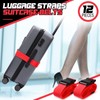 12 Pack Luggage Straps Suitcase Belts Straps Wide Adjustable Packing