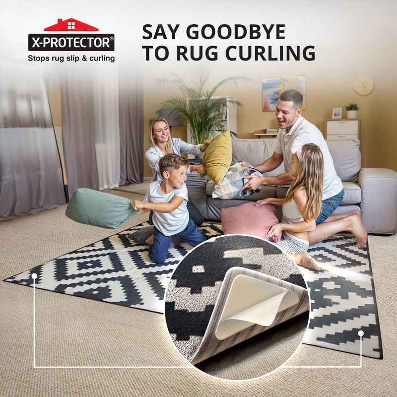 X-Protector Rug Tape for Carpet - 12 Pcs Set -