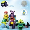 Gifts2U Cute Magnetic Robot Toys,35pcs Magnet Blocks Stacked Freely Decorate