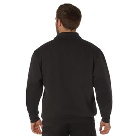 Rothco Firefighter/EMS Quarter Zip Job Shirt, Black - M