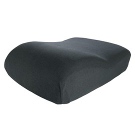 Edda Lux Cover suitable for Tempur travel pillow, 25 x 31 x 10/7 cm, shape-retaining jersey cushion cover for neck pillow, made of 100% cotton for pillows, in anthracite