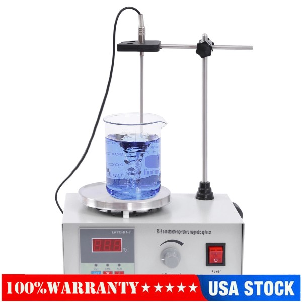 SENDERPICK 2000ml Magnetic Stirrer 85-2 w/ Heating Plate Digital Hotplate