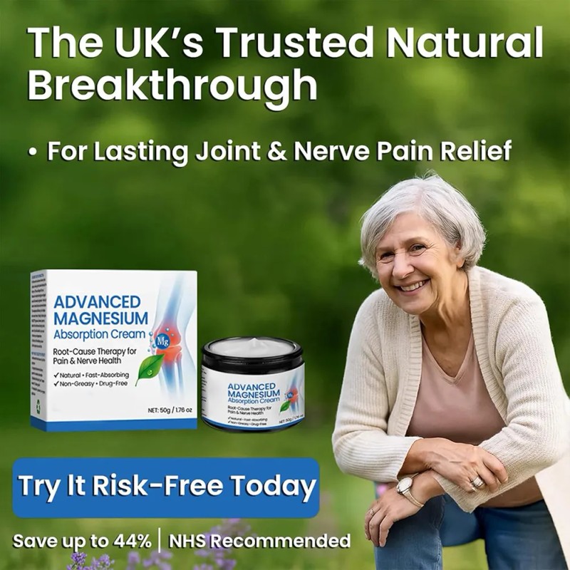 Crema Avanzada Para Aliviar El Dolor Con Magnesio Y Penetrac