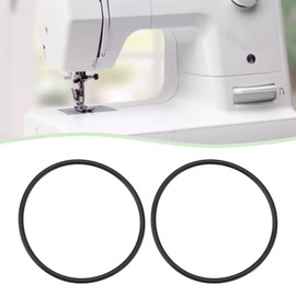 OTOTEC 4pcs Sewing Machine Motor Stretch Belts 330mm 13" Perimeter 3/16" (5mm) Thick Compatible with Singer Compatible with Kenmore Sewing Machines Black