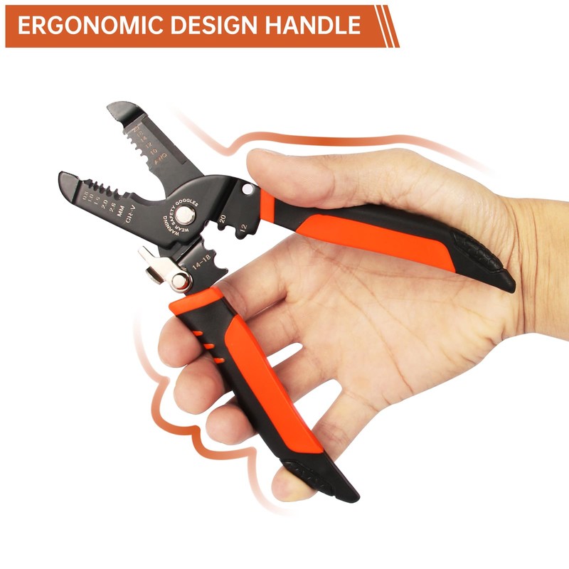 Htaexpu Wire Stripper, 3-rd Generation Wire Strippers or Crimping Tool,