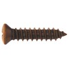 The Hillman Group 2847 6 x 1-Inch Flat Head Antique Brass Decorative Sheet Metal Screw, 30-Pack