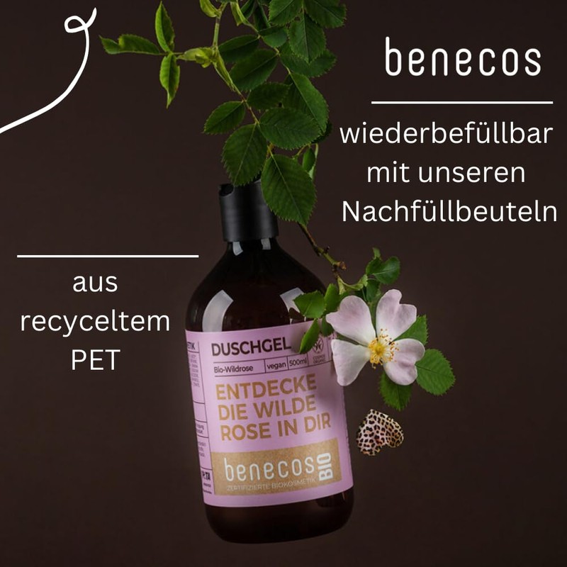 benecos Organic Shower Gel Lavender Holiday in Provence Vegan Recycled