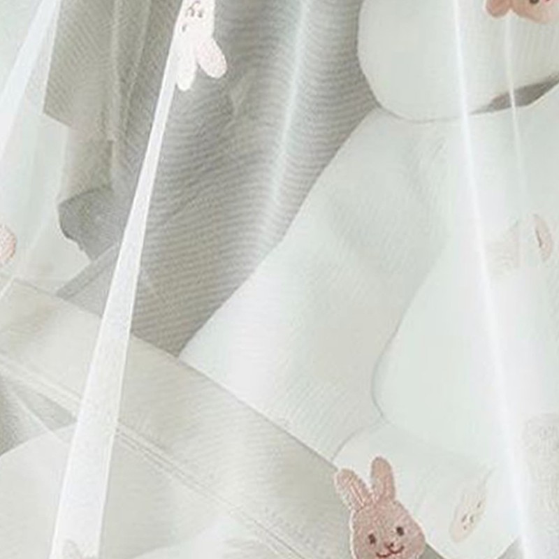 Stroller Wind Shade Breathable Cartoon Pattern Adjustable Universal Mesh Stroller