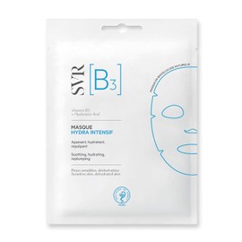 SVR B3 Mascarilla de Biocelulosa Hidratación Intensa Anti-Edad con Vitamina B, 1 Pieza 12 ml