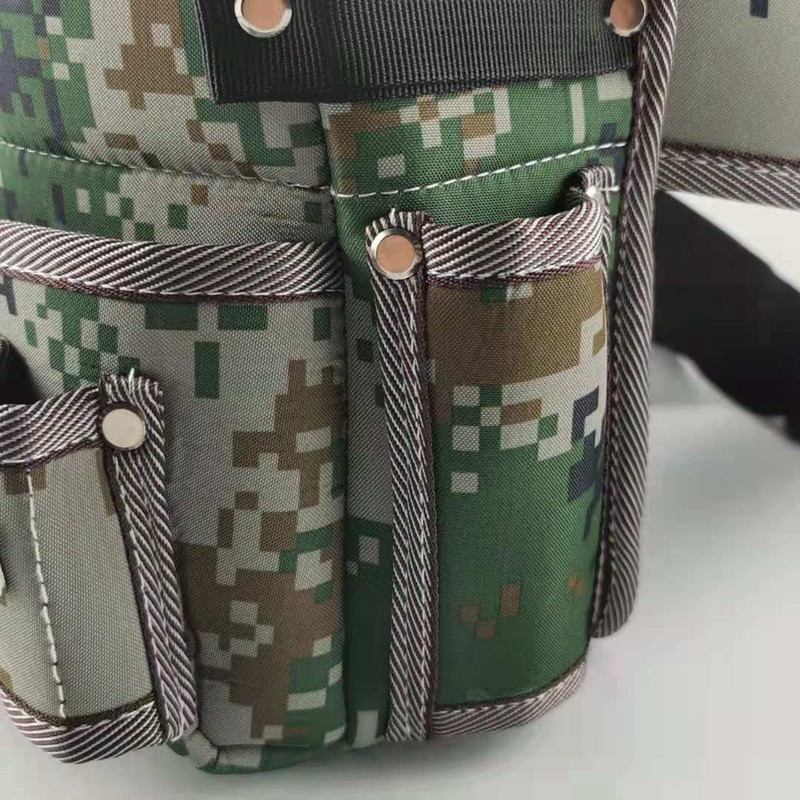 Waist Tool Bag Hard Wearing Oxford Cloth Multifunctional Pockets Tool