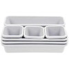 Arti Casa Set of 8 Plastic Bowls for Office Desk