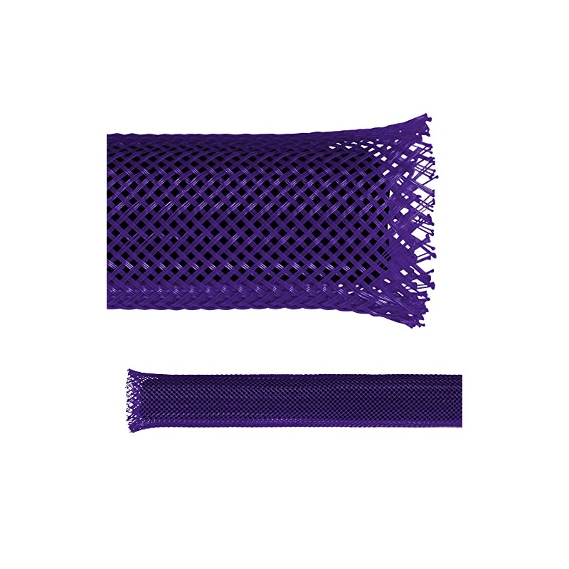 Electriduct 1" PET Expandable Braid Sleeving Flexible Wire Mesh Sleeve