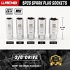 LLNDEI 3/8 Inch Drive Spark Plug Socket Set SAE &