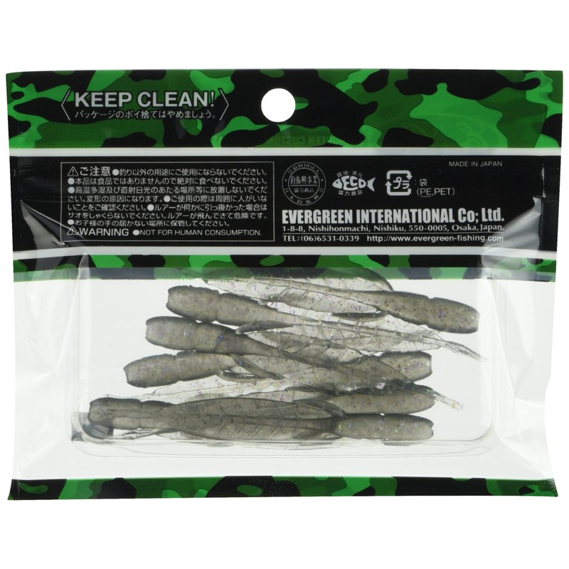 EVERGREEN Worm C-4 Reach 3.1" Crystal Shad #81 Lure