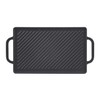 GGC Cast Iron Reversible Grill Griddle，Double Sided Grill Pan Perfect