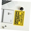 SHINEOFI Watch Your Step Caution Sign Durable PVC Wet Floor