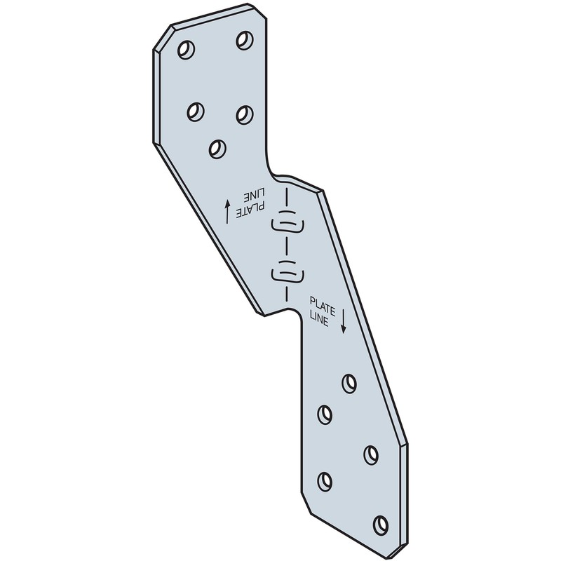 Simpson Strong-Tie H2.5A 18-Gauge Galvanized Hurricane Tie (100-Pack)
