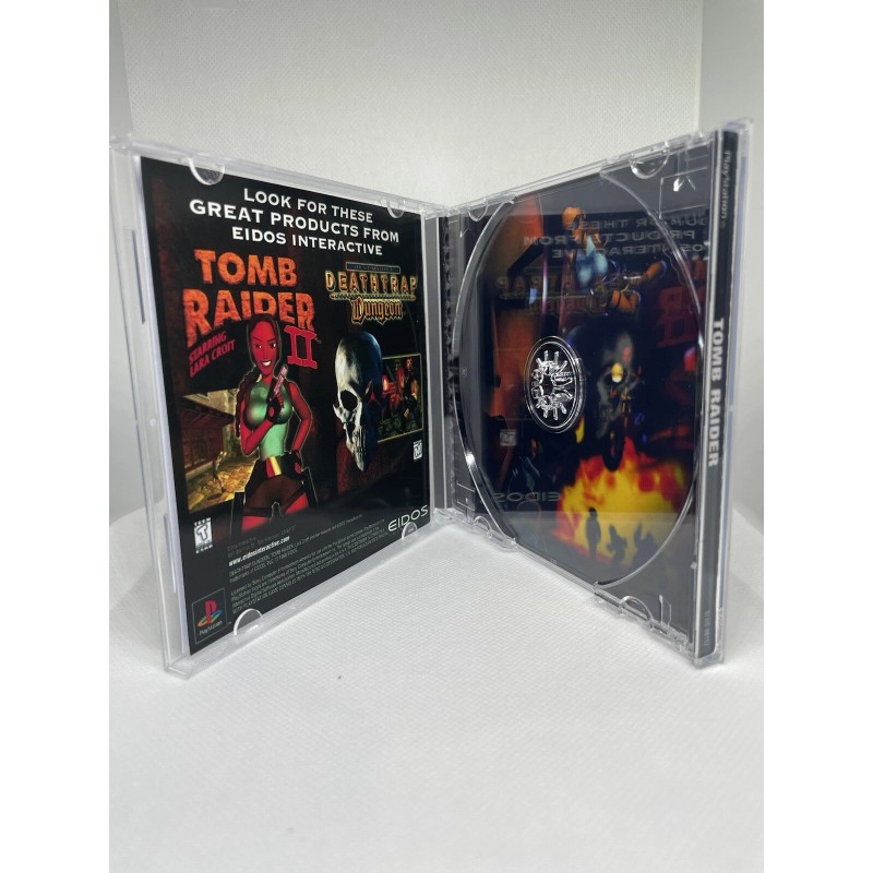 Tomb Raider PS1 Replacement Case - NO DISC - With