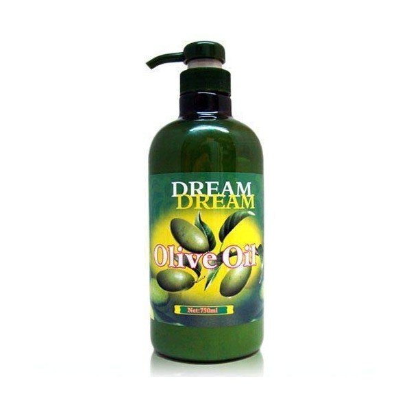 Dream Olive Oil Lotion for Body, Hands and Feet; Creates Smooth, Non-Greasy, Delectable, Calming, Emollient Long Lasting Smell for Dry Skin; Popular Use in Nail Salons & Spas - 750ml