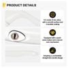 XZLUPUP 2 Pcs White UPVC Window Handles 43mm Spindle