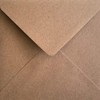 6" x 6" Brown Kraft Envelopes x 50 Pack 155mm