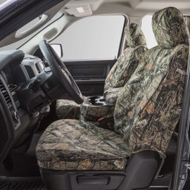 Covercraft Carhartt Mossy Oak Camo SeatSaver Front Row Custom Fit Seat Cover for Select Ram Models - Duck Weave (Break-Up Country) - SSC3438CAMB