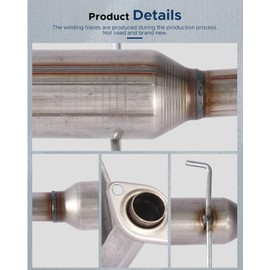 VAVICARS Catalytic Converter Direct-Fit Stainless Steel For 2009 2010 2011 2012 2013 Toyota Corolla /2009-2011 Matrix/2009-2010 Pontiac Vibe 1.8L (EPA Approved)