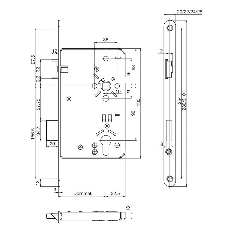 BKS HT-ES,PZ,55/92/10,20ktg, fold,B-0024,m.W.DL,NiSi
