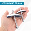 sourcing map 3/16 x 3 Male Thread Spring Loaded Hollow