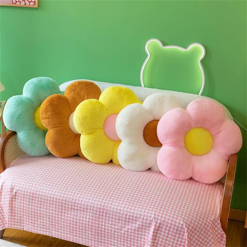 Flower Floor Pillow Seating Cushion - Cute Room Decor,Flower Pillow