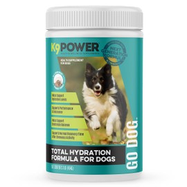 K9 Power Go Dog 1lbs - Hydration & Performance Drink Mix, Active Dog Hydration Supplement, Supports Muscle Function, Endurance & Recovery, Electrolytes