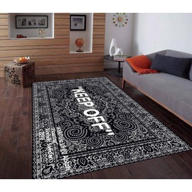 Generic Keep Off Classic-Dark Grey Rug-Modern Room Rug,Personalized Gift,Modern Rugs,Living Room Rug, Cool Rug, Keep Off,Home Decorative Rug, hr-keeporg.1 (31”x55”)=80x140cm