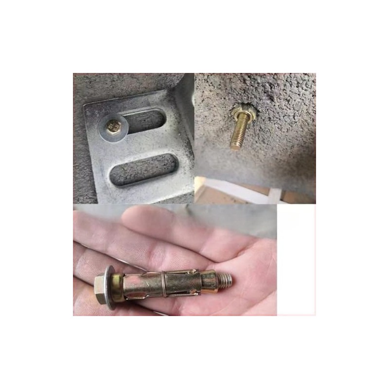 Heavy Duty Expansion Bolts, M6 x 50mm, 12-Pack, Sleeve Anchors