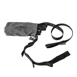 Tatonka Hammock Strap 5 M – Webbing Strap for Attaching Outdoor Hammocks – Pack of 2 – Includes Packing Bag – Length: 5 Metres/Width: 25 cm, Black