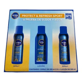 Kit Nivea Sun Protect & Refresh Sport 200mlc/u + Loción