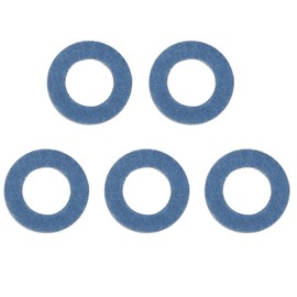 X AUTOHAUX 5pcs M12 Blue Oil Drain Plug Gaskets Replacement for Toyota 90430-12031